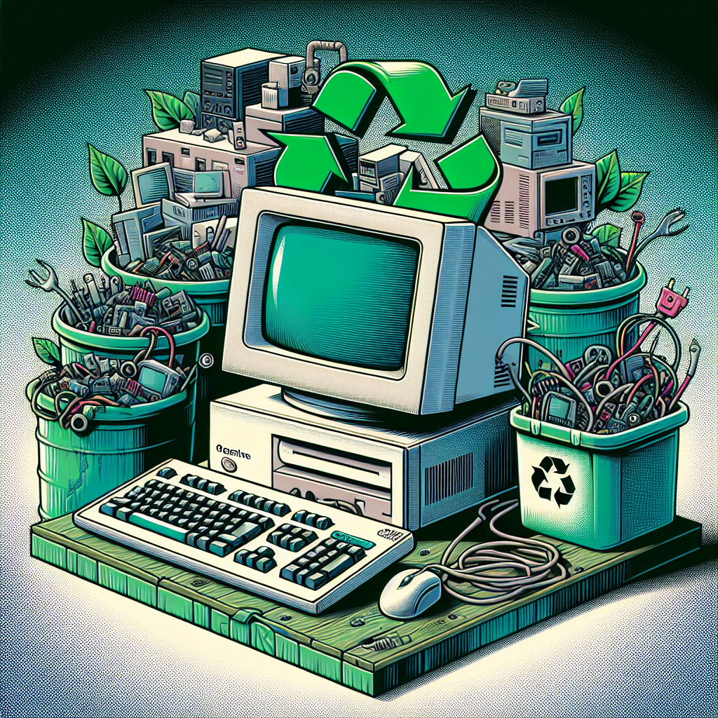 Old computers for recycling